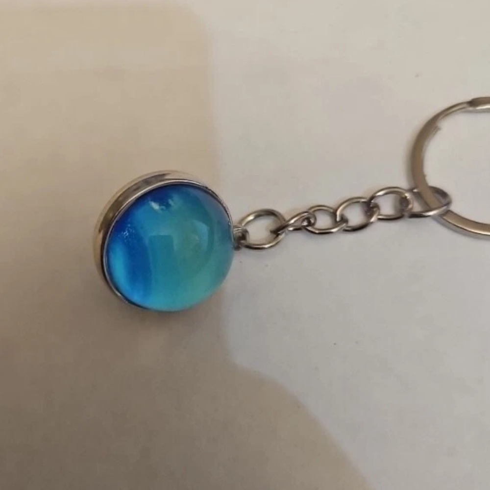 Neptune Planet Keychain - Picture 2 of 3